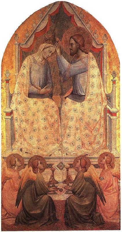 GADDI, Agnolo Coronation of the Virgin sdf Spain oil painting art